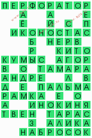 сканворд 5195