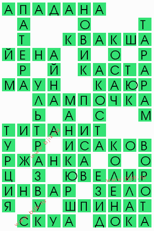 сканворд 5241