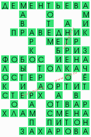 сканворд 5260