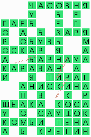 сканворд 5263
