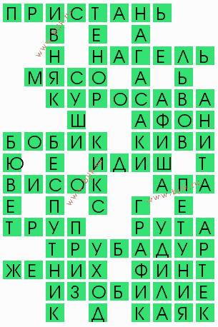 сканворд 5266