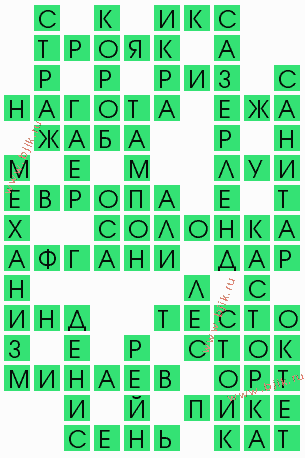 сканворд 5278