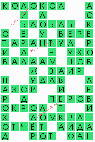 сканворд 5282