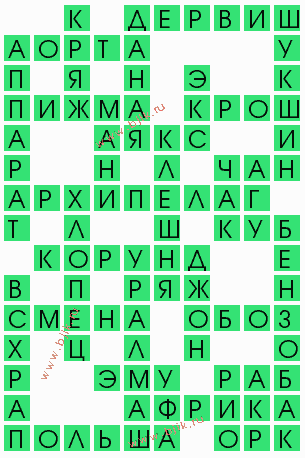 сканворд 5305