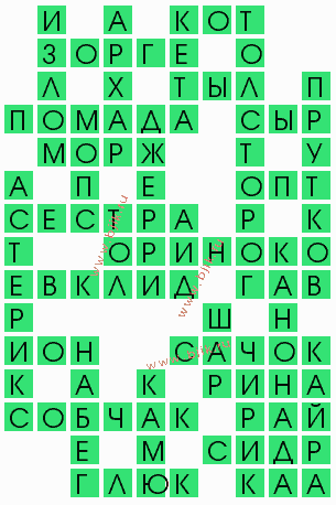 сканворд 5316