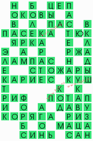 сканворд 5375