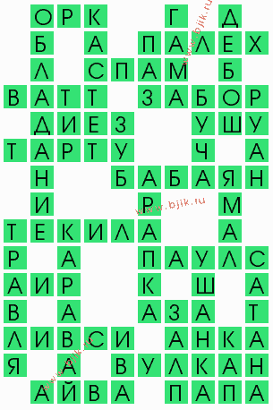 сканворд 5388