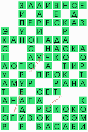 сканворд 5438