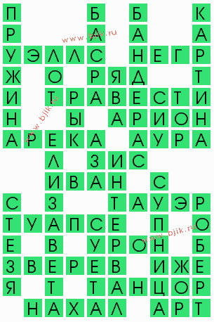 сканворд 5452