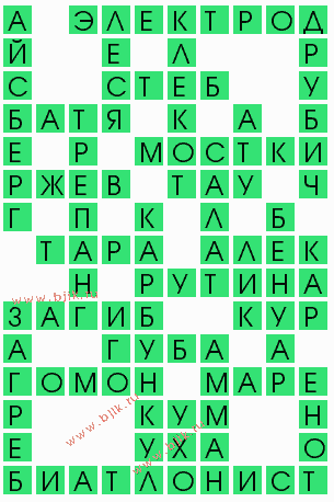 сканворд 5468