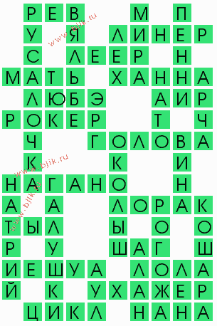 сканворд 5470