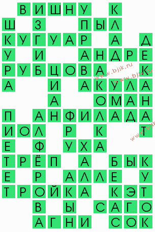 сканворд 5482