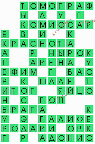 сканворд 5497