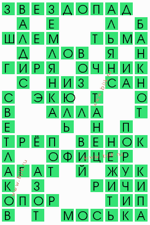 сканворд 5534
