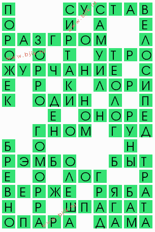 сканворд 5587