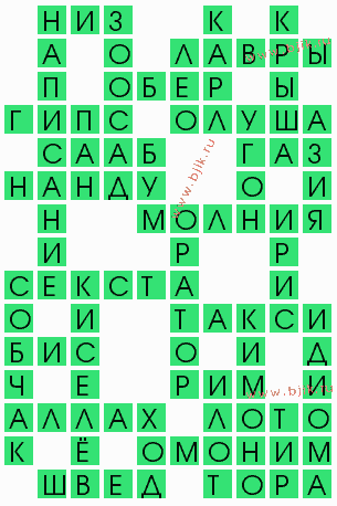 сканворд 5590