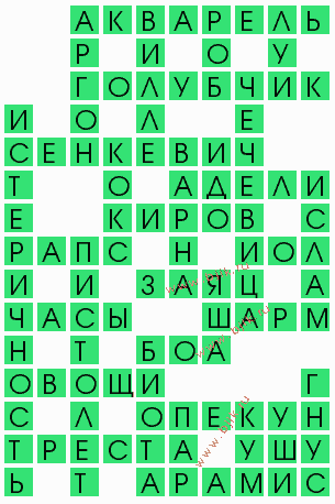 сканворд 5597