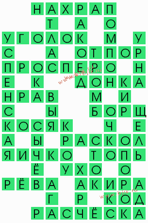 сканворд 5619