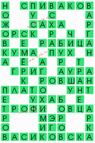 сканворд 5626