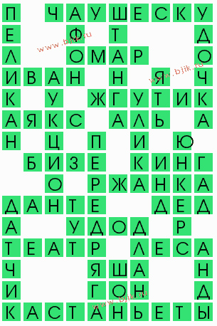 сканворд 5640