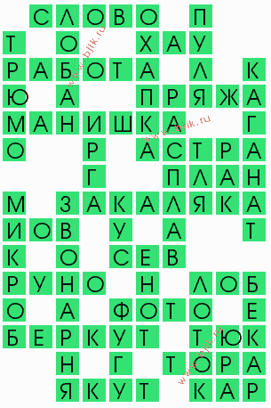 сканворд 5641