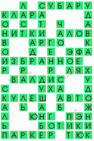 сканворд 5677
