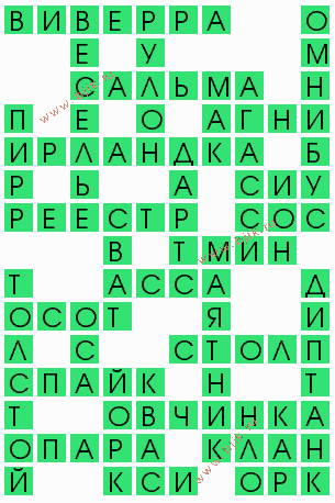 сканворд 5701