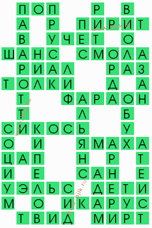 сканворд 5753