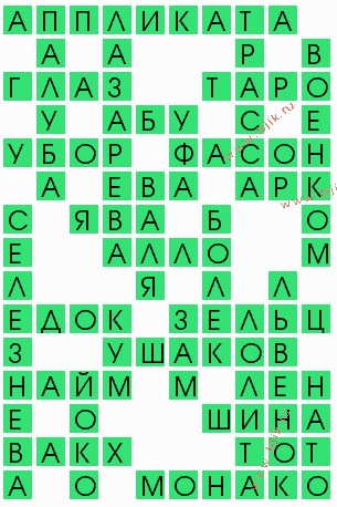 сканворд 5754