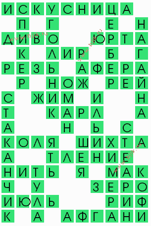 сканворд 5765
