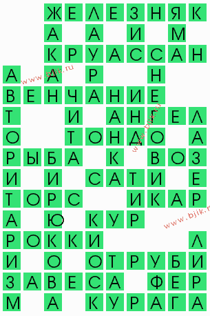 сканворд 5785