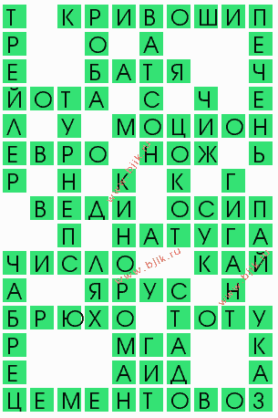 сканворд 5791