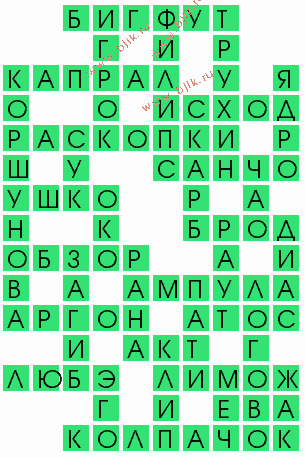 сканворд 5810