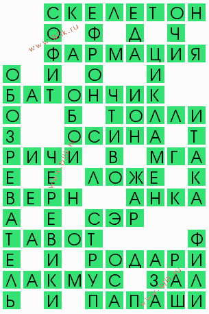 сканворд 5811