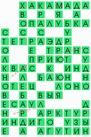 сканворд 5838