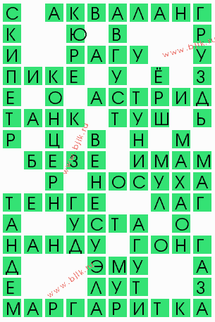 сканворд 5842