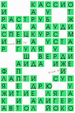 сканворд 5855