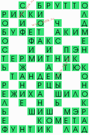 сканворд 5876