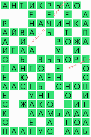 сканворд 5933