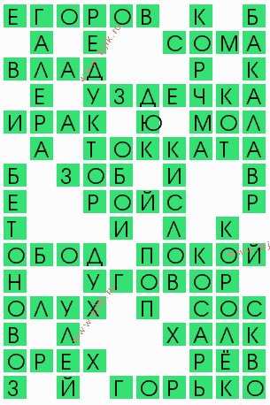 сканворд 5937