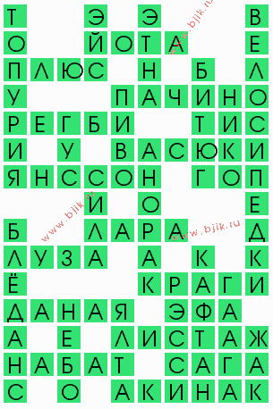 сканворд 5938