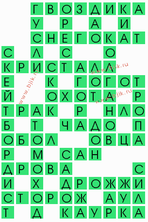 сканворд 5980