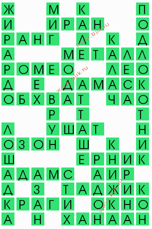 сканворд 5989