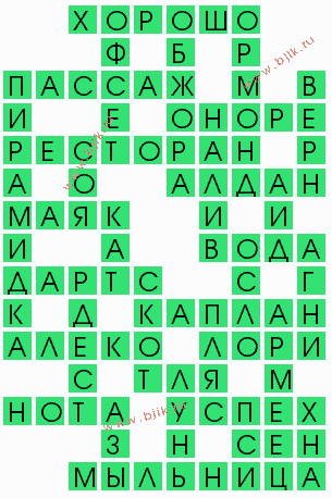 сканворд 5993