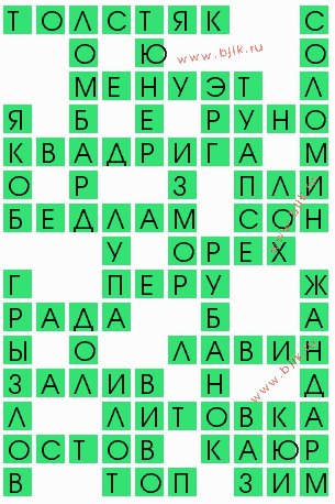 сканворд 6038