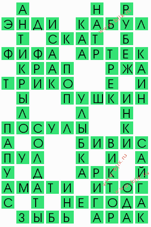 сканворд 6042