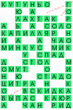 сканворд 6065