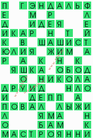 сканворд 6076