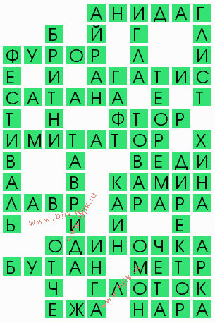 сканворд 6118