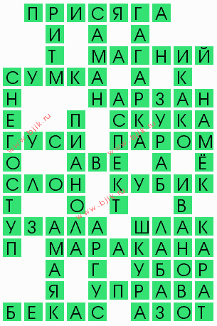 сканворд 6157